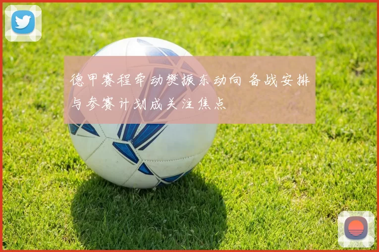 德甲赛程牵动樊振东动向 备战安排与参赛计划成关注焦点
