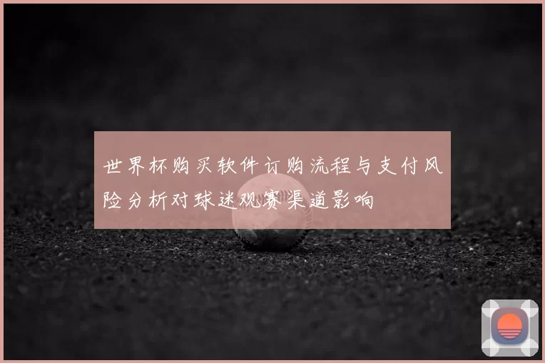 世界杯购买软件订购流程与支付风险分析对球迷观赛渠道影响